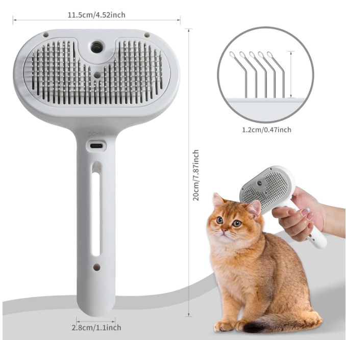 Spray & Brush Deshedding Tool