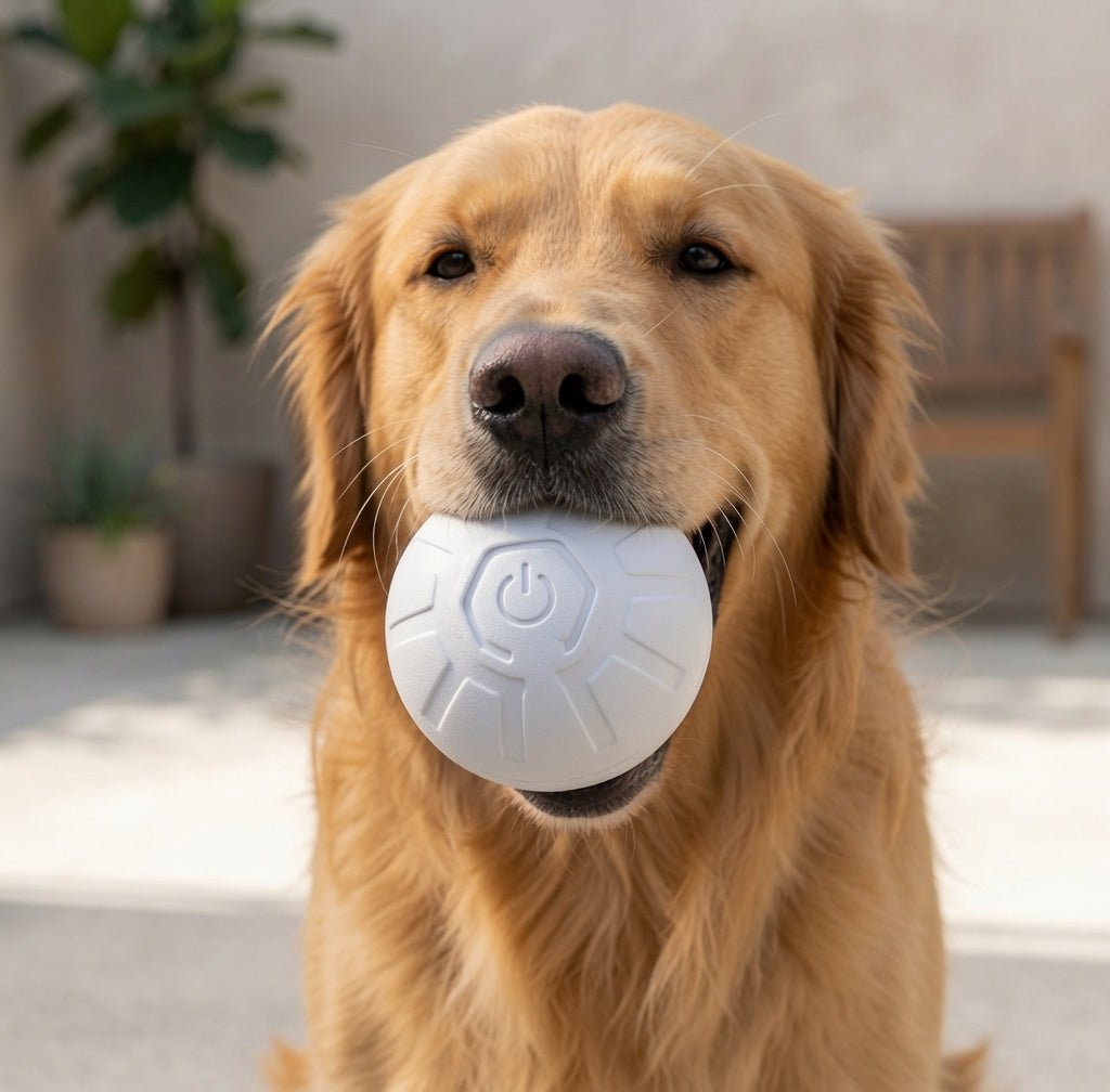 Smart Interactive Dog Ball – Anti-Boredom Motion Toy for Dogs & Cats - Best Friend Tail